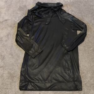 Cop. Copine Cryolite Minidress With Tie Neckline